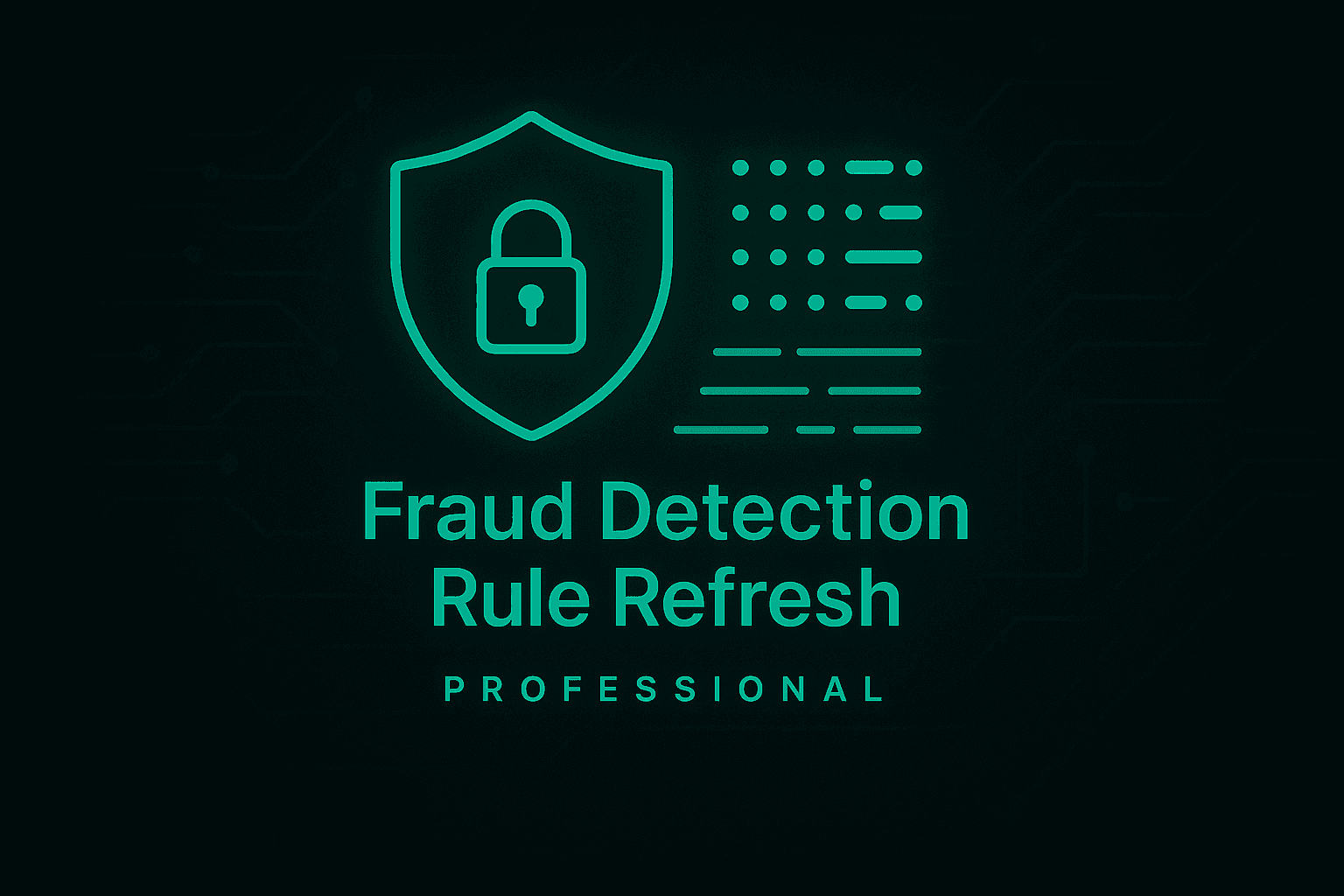 Fraud Detection Rule Refresh